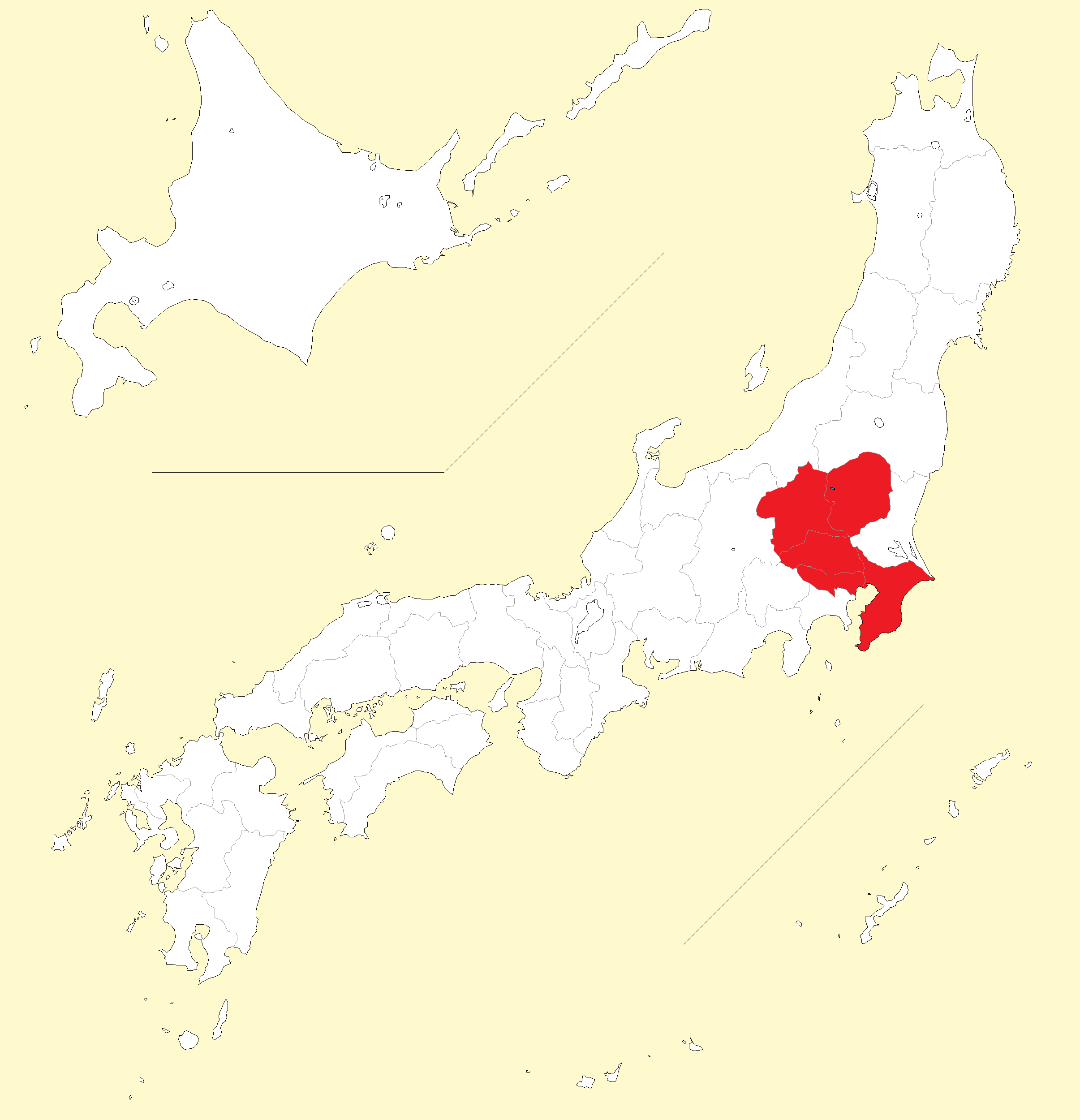 キタテハ分布